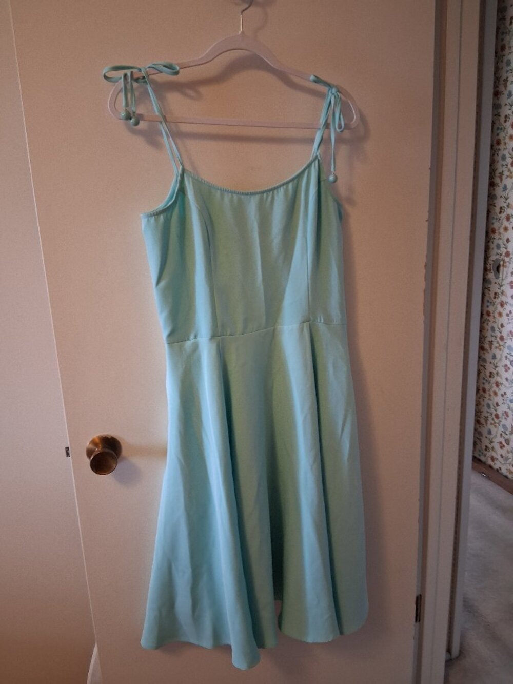 Aqua Swing Dress, L